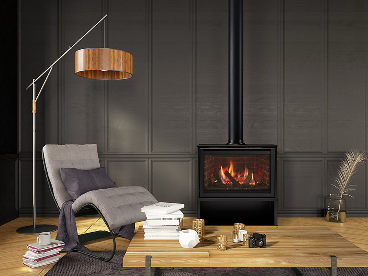 Majestic Ruby 30" Freestanding Gas Direct Vent Fireplace - RUBY30INFS