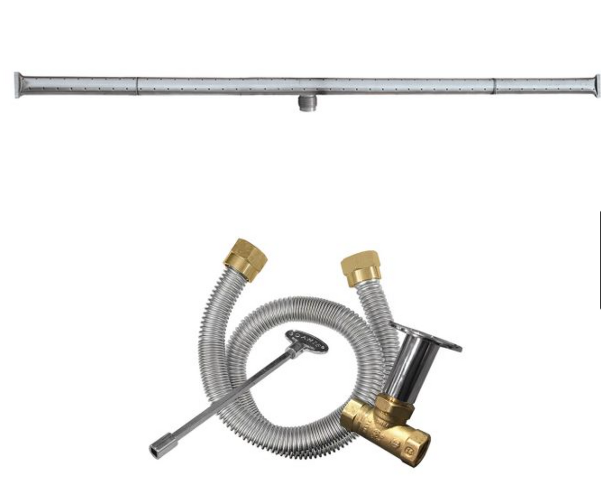 Firegear Stainless Steel Gas T Burner Kit - FG-T-21SSK