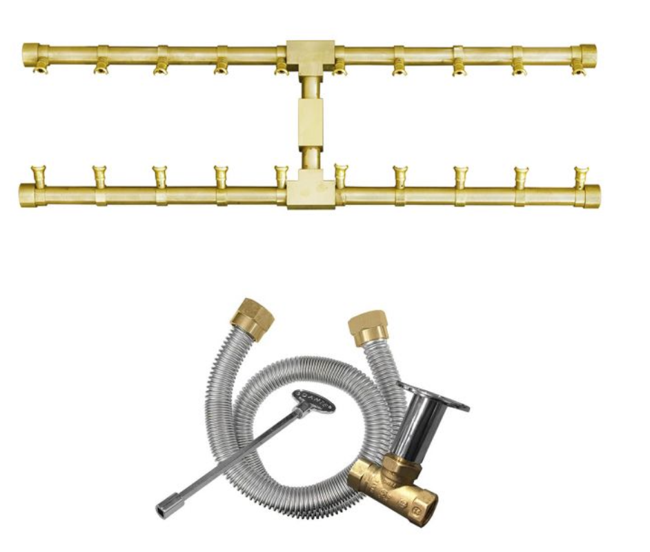 Firegear Pro Series Gas H Burner (Burner Kit) - FG-PSBR-H24-NGK