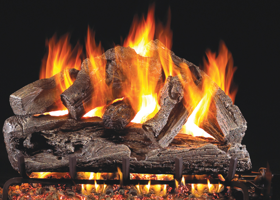 Real Fyre Rugged Oak 18" Classic Series Standard Vented Gas Log Set - RRO-18-G45