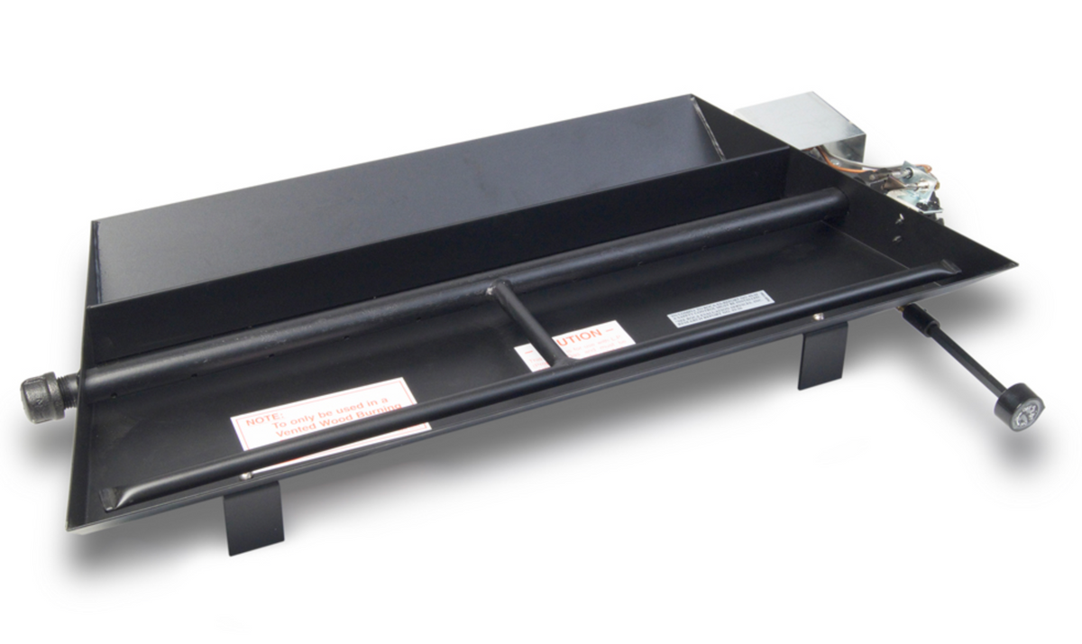 Real Fyre P45 Series ANSI Certified Standard & Glass Pan Burner System - P45