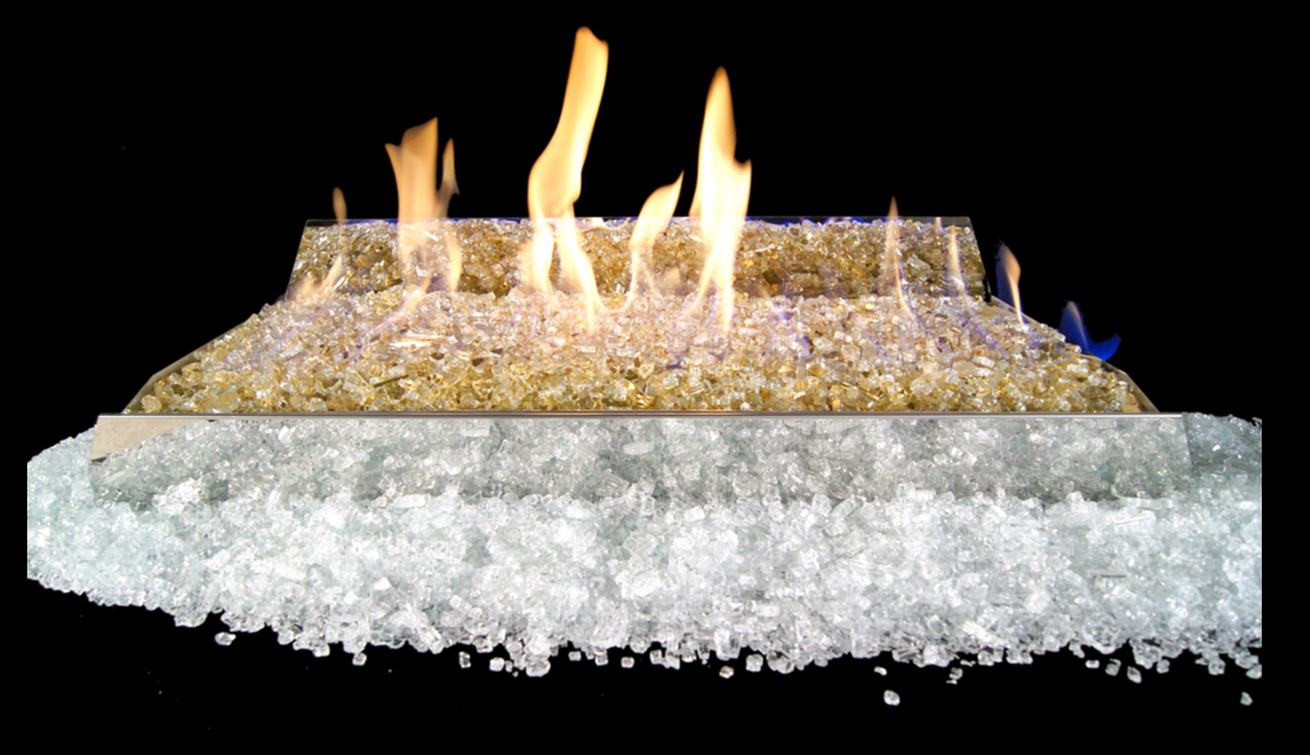 Real Fyre G21 Series 18" Vent-Free Glass Contemporary Burner System - G21