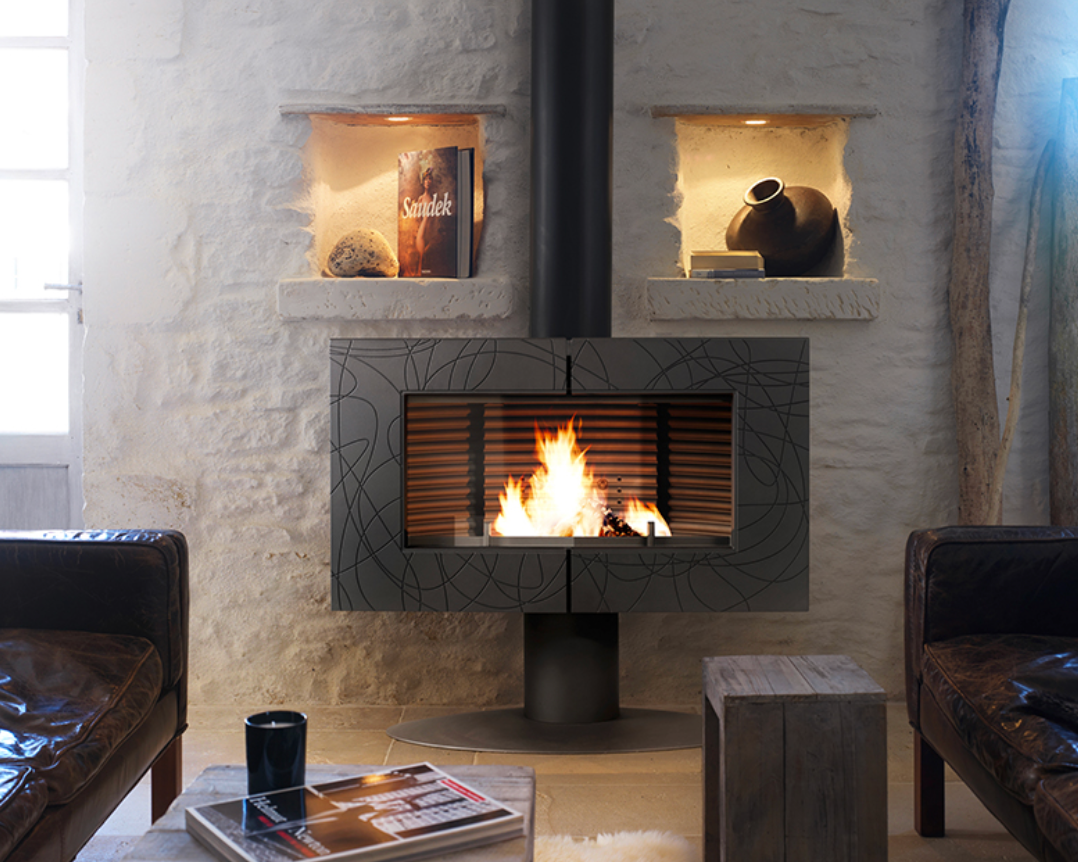 Invicta Symphonia Freestanding Wood-Burning Stove - 6115-44