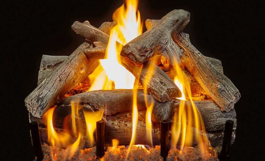 Grand Canyon 2-Burner Series 18" Western Driftwood Vented Gas Log Set