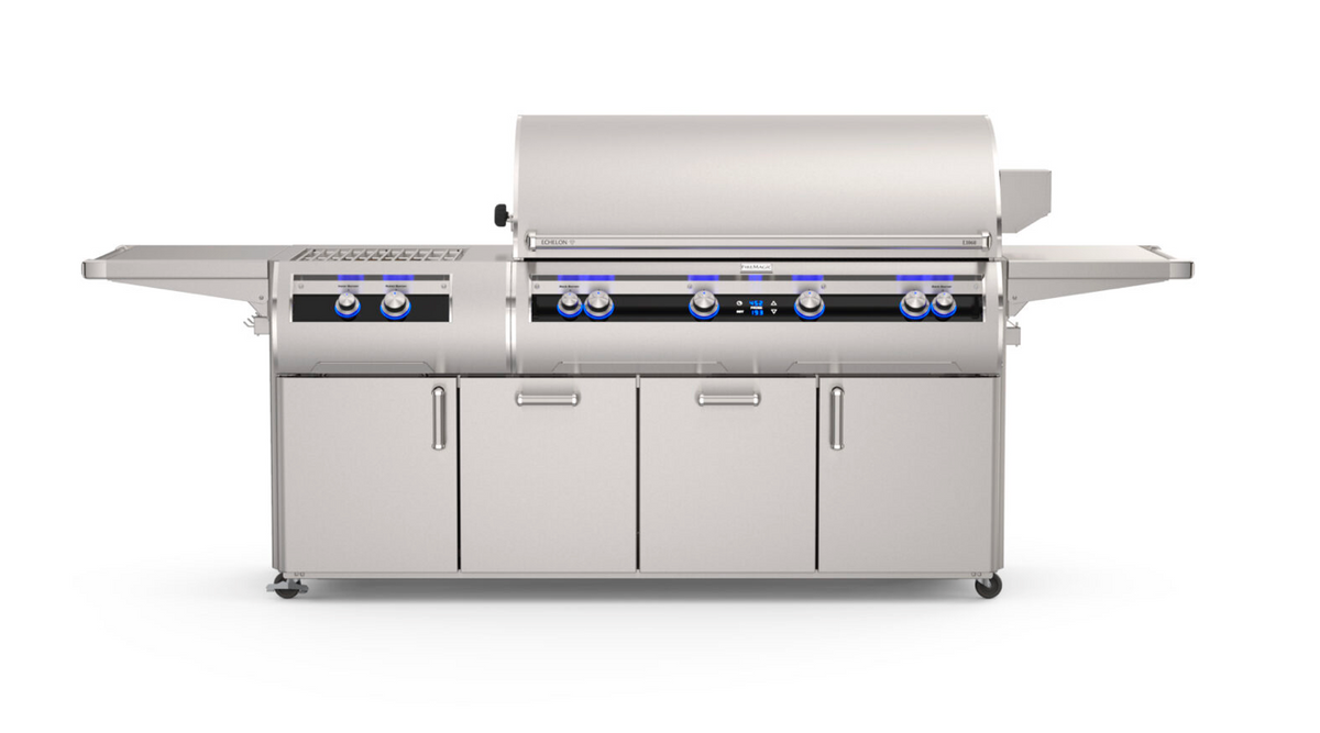 Fire Magic Echelon Diamond 48" Freestanding Gas Grill, Digital Thermometer & Power Burner - E1060s-9