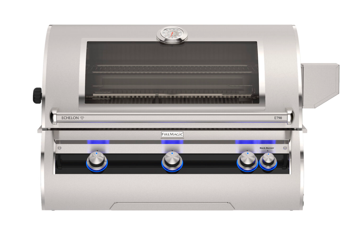 Fire Magic Echelon Diamond 36" Built-In Gas Grill, Analog Thermometer - E790i