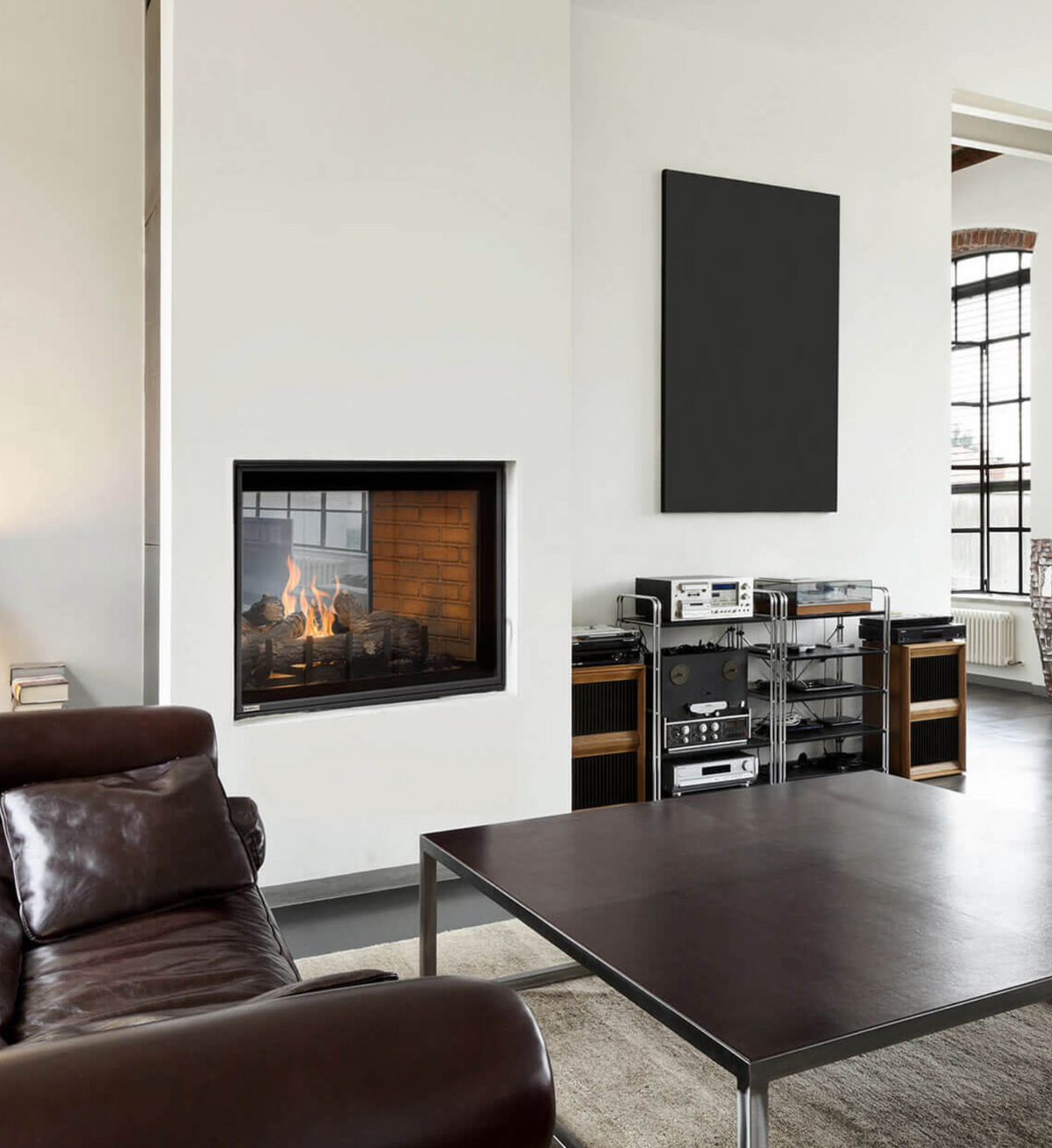 Montigo Divine 42" See-Through Traditional Fireplace - H42FSDN