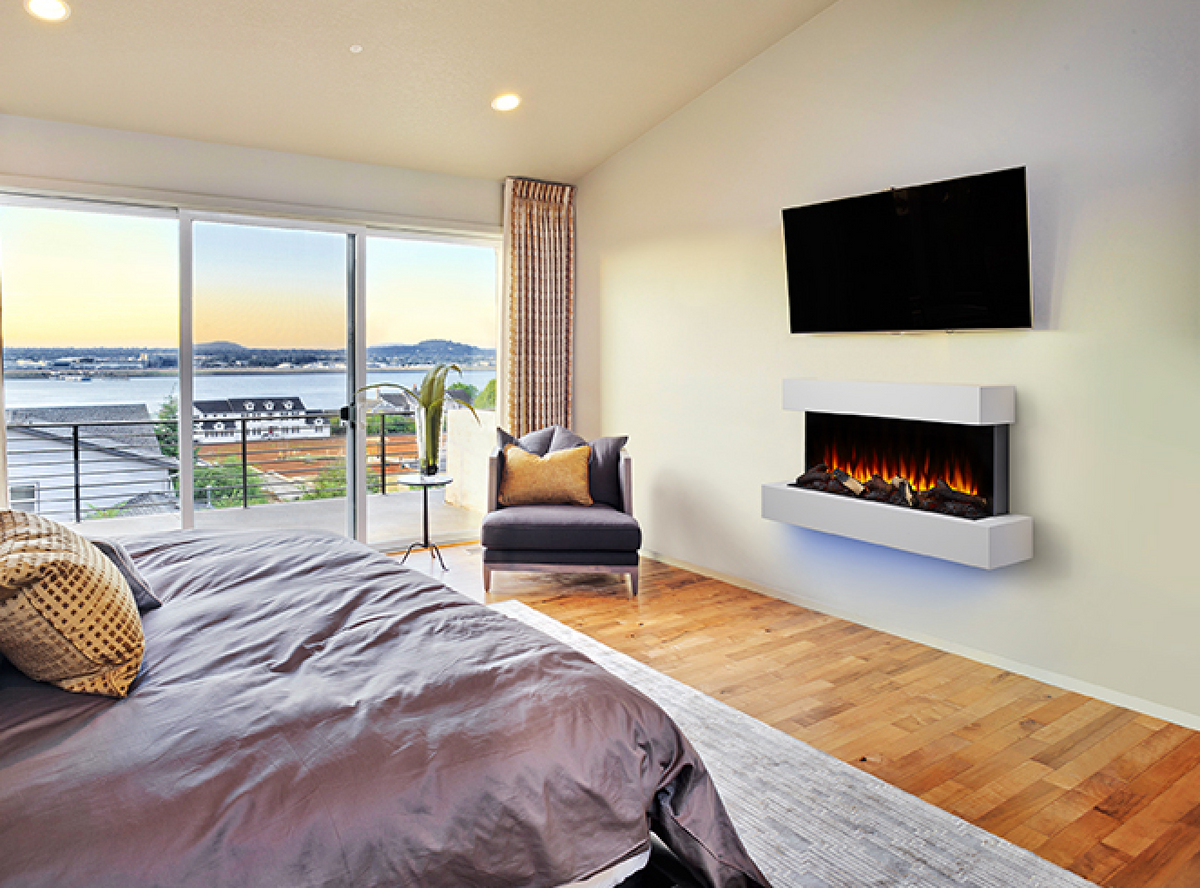 SimpliFire Format 36" Wall Mount Linear Electric Fireplace - SF-FORMAT36