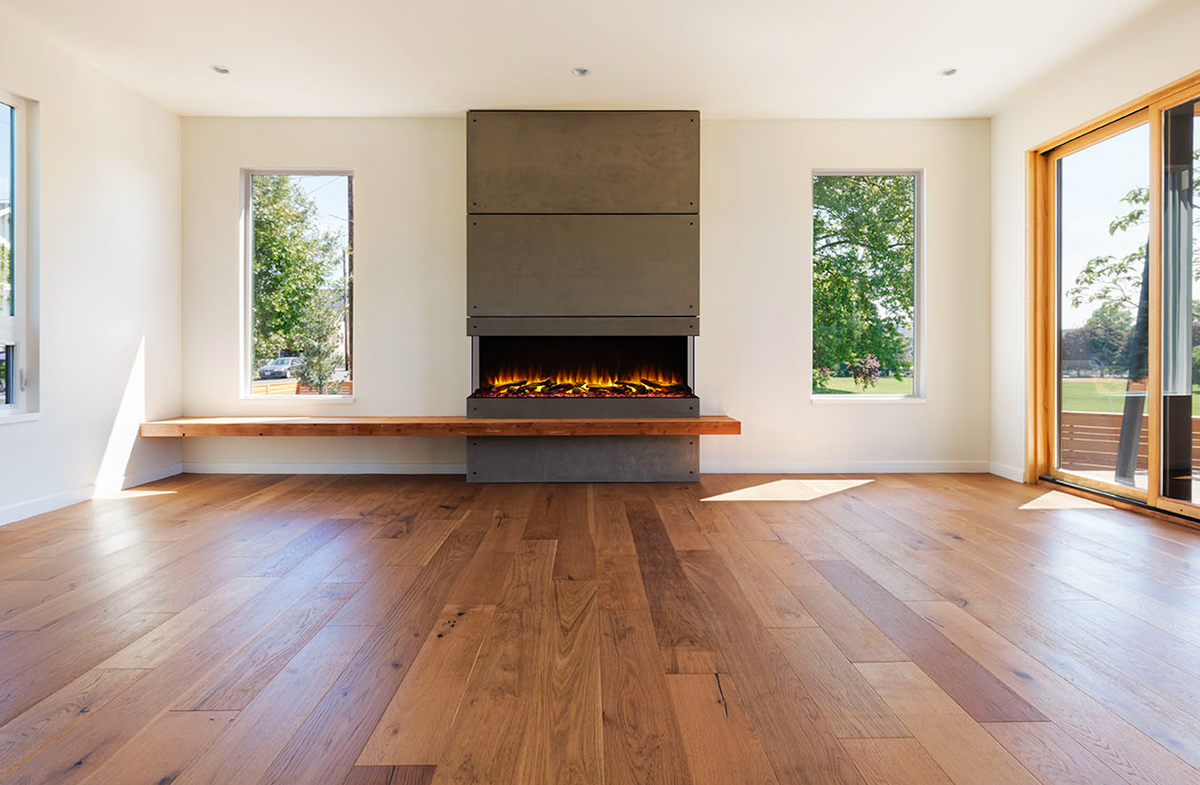 SimpliFire Scion Trinity 55" 3-Sided Linear Electric Fireplace - SF-SCT55-BK