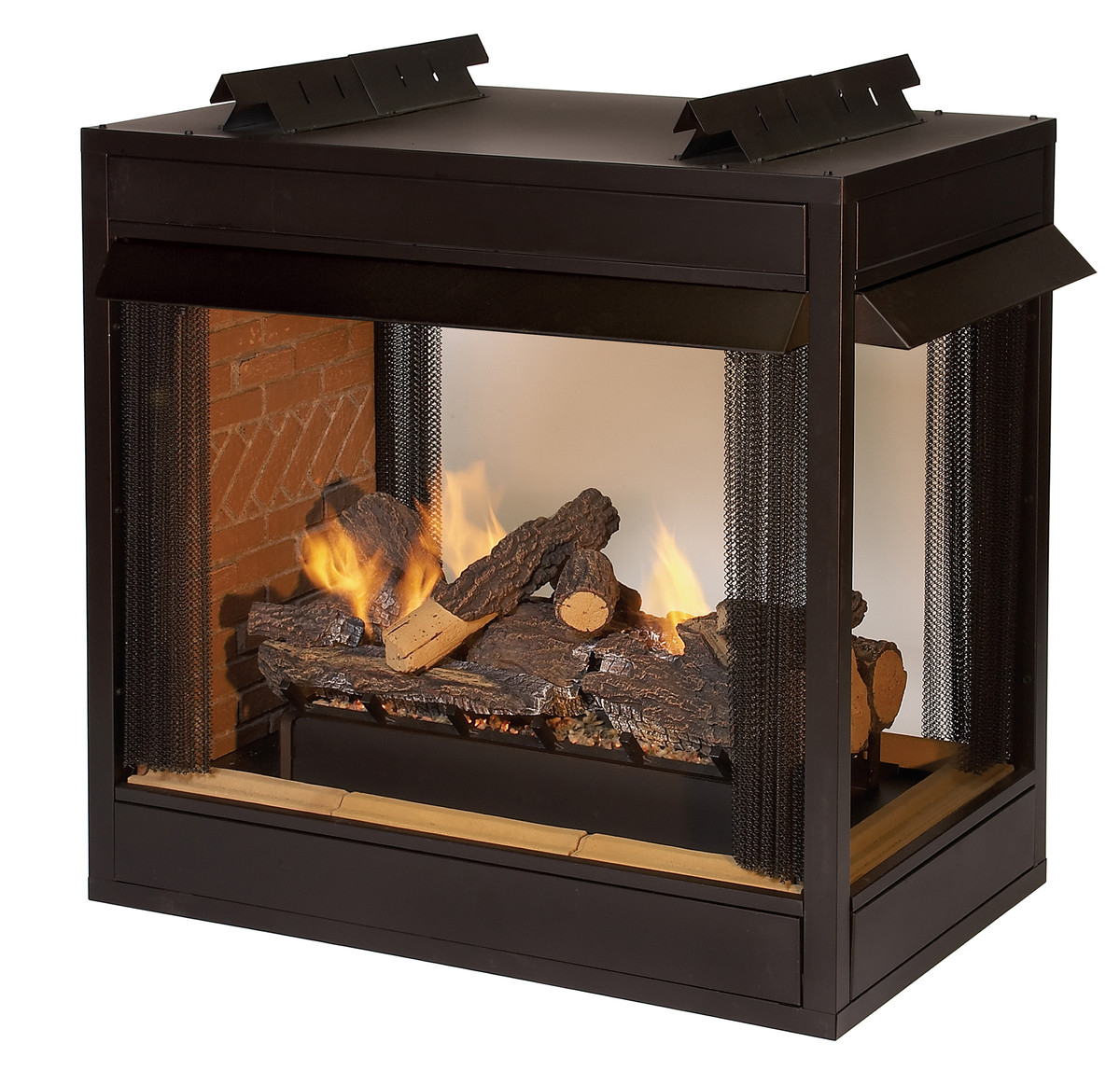 Empire WMH Breckenridge Premium 36" Peninsula Vent-Free Fireboxes - VFP36PB2EF