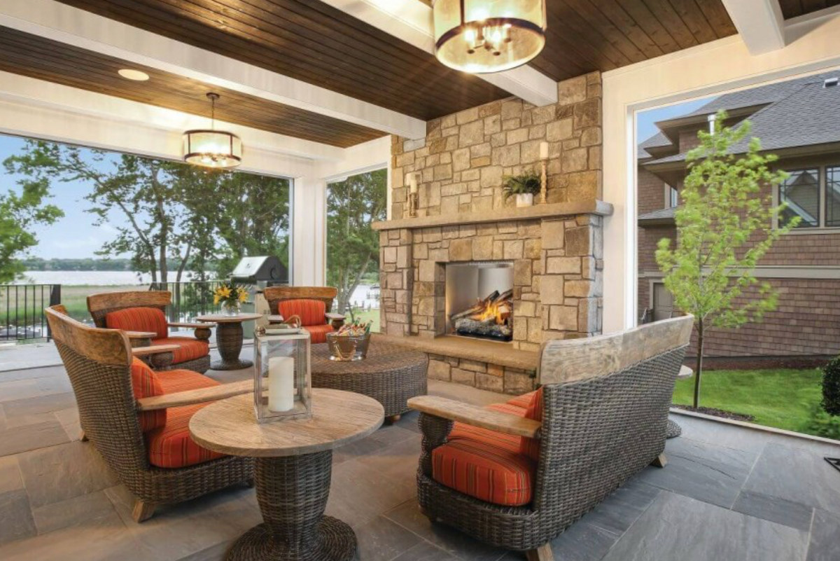 Napoleon Riverside 36" Clean Face Outdoor Gas Fireplace - RSS36NE