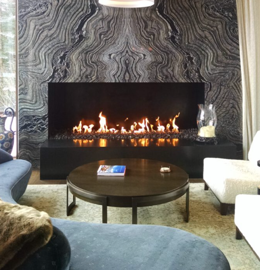 Mason-Lite 48" Linear B-Vent Masonry Gas Fireplace - LMFP48(NT)