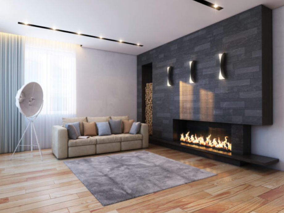 Mason-Lite 60" Linear B-Vent Masonry Gas Fireplace - LMFP60(NT)