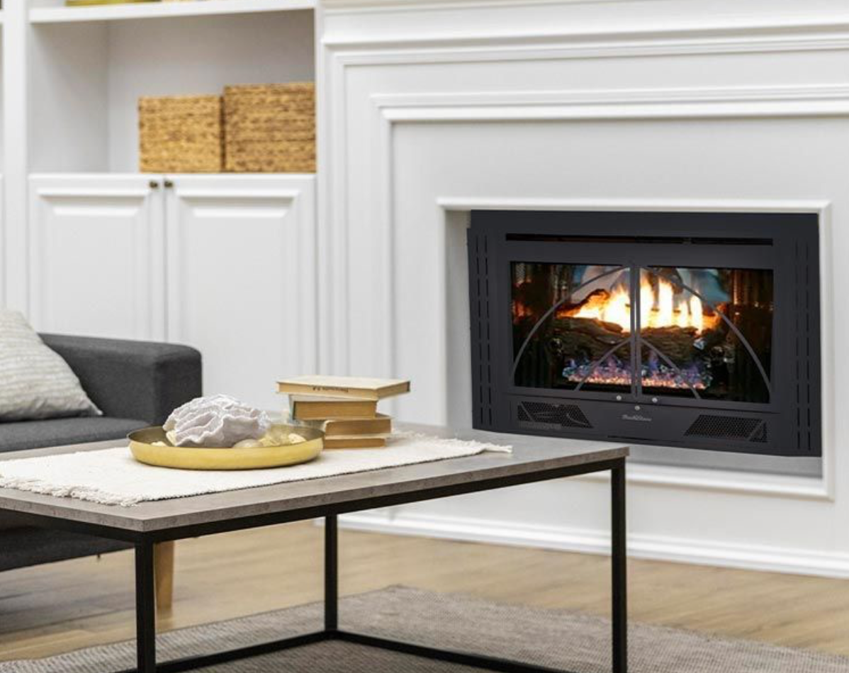 Buck Stove Model 34 Contemporary Vent Free Gas Insert - NV 344EB-CONTMP