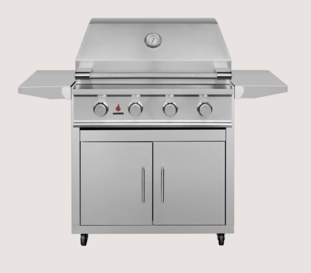 TrueFlame E Series 32" 4-Burner Freestanding Cart Gas Grill - TFE32FS-NG(LP)