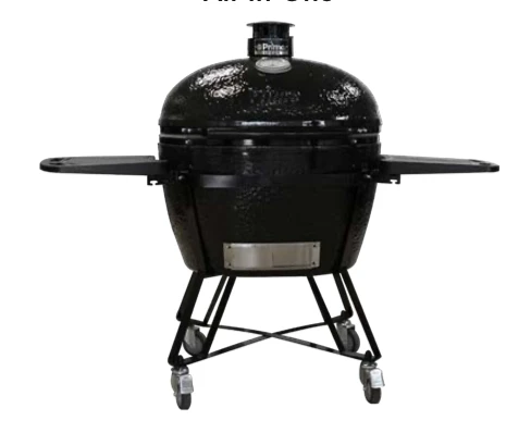 Primo Oval XX-Large Charcoal Ceramic All-In-One Grill - PGCXXLC