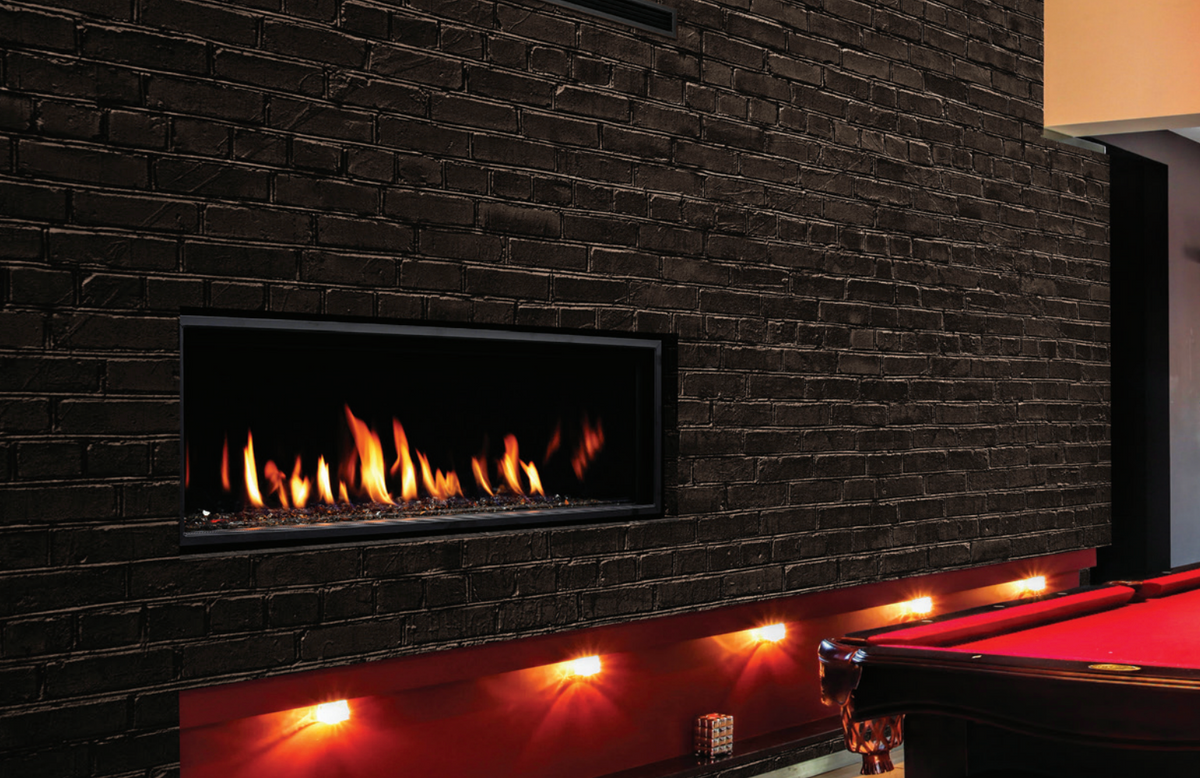 Kingsman ZCVRB 47" Linear Zero Clearance Direct Vent Gas Fireplace - ZCVRB47N