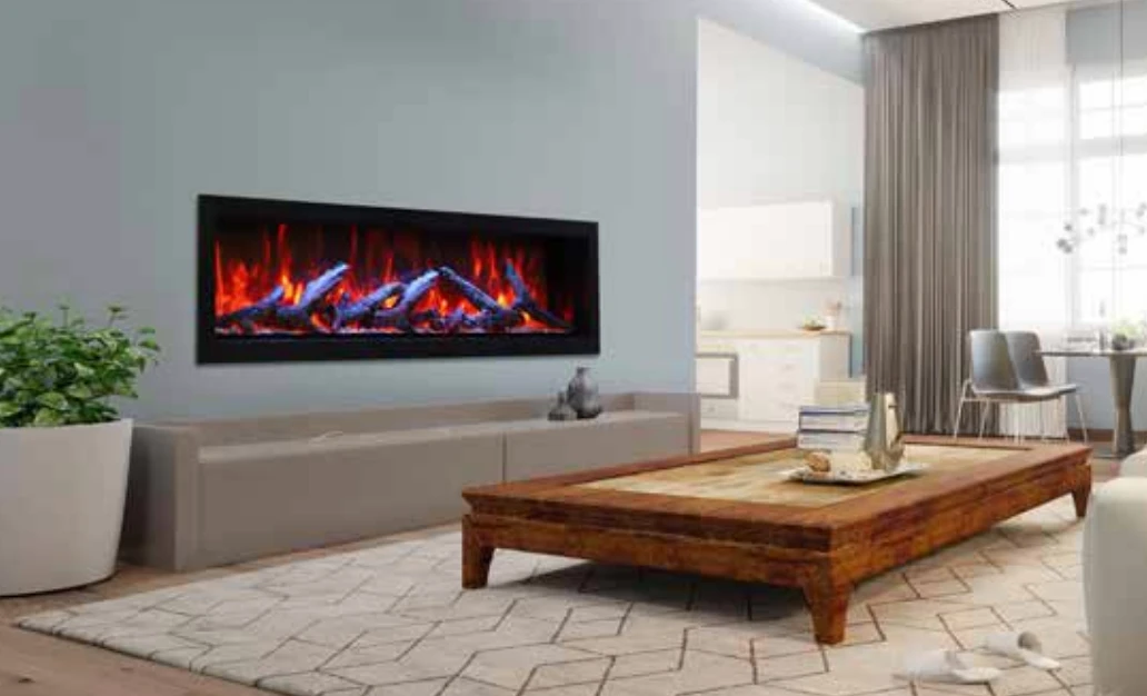 Amantii Panorama BI Deep XT 72" Smart Electric Fireplace - BI-72-DEEP-XT