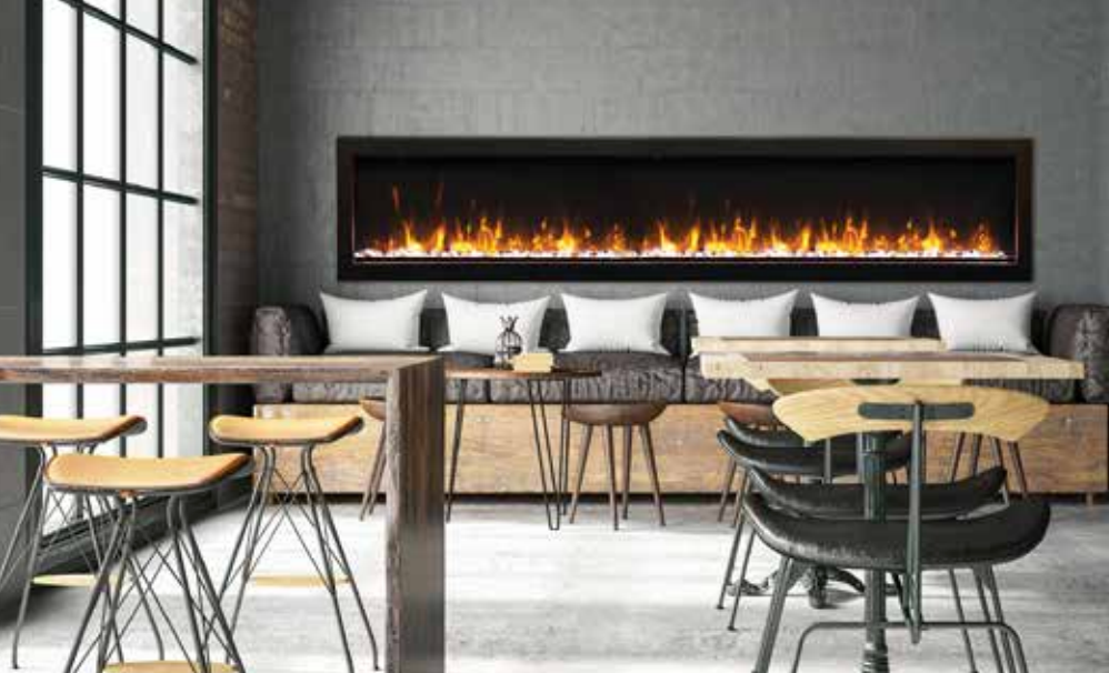 Amantii Panorama BI Deep XT 88" Smart Electric Fireplace - BI-88-DEEP-XT