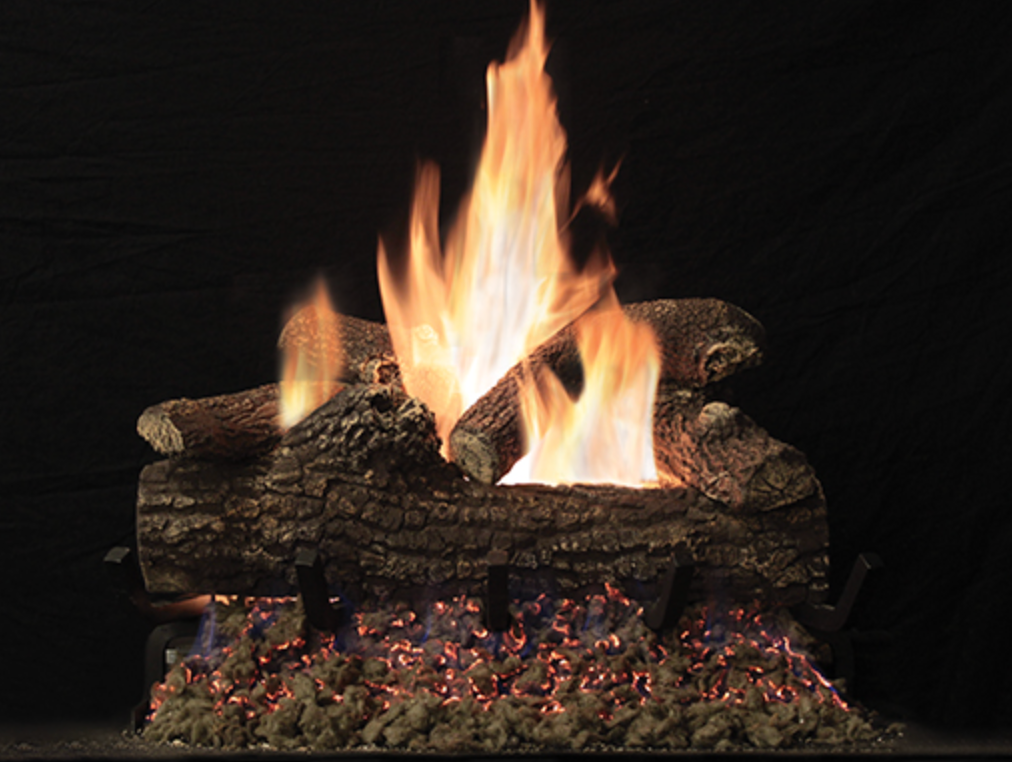 Empire WMH Great Lakes Oak 18" 6-Piece Vented Refractory Log Set - LGLO18