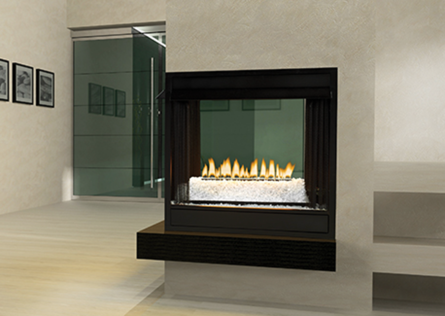 Empire WMH Loft Series 24" Multi-Sided Contemporary Vented/Vent-Free Gas Burner System - VFRU(IU)24
