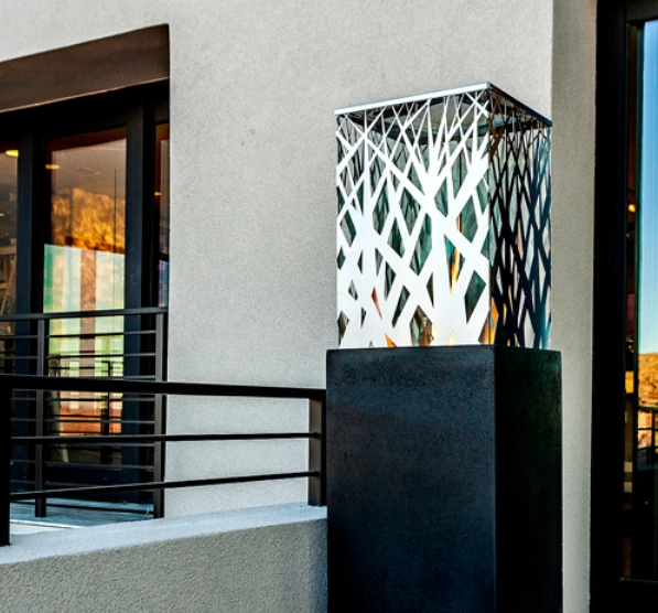 American Fyre Designs Magnolia Fire Lantern - 716-xx-11-M1xC