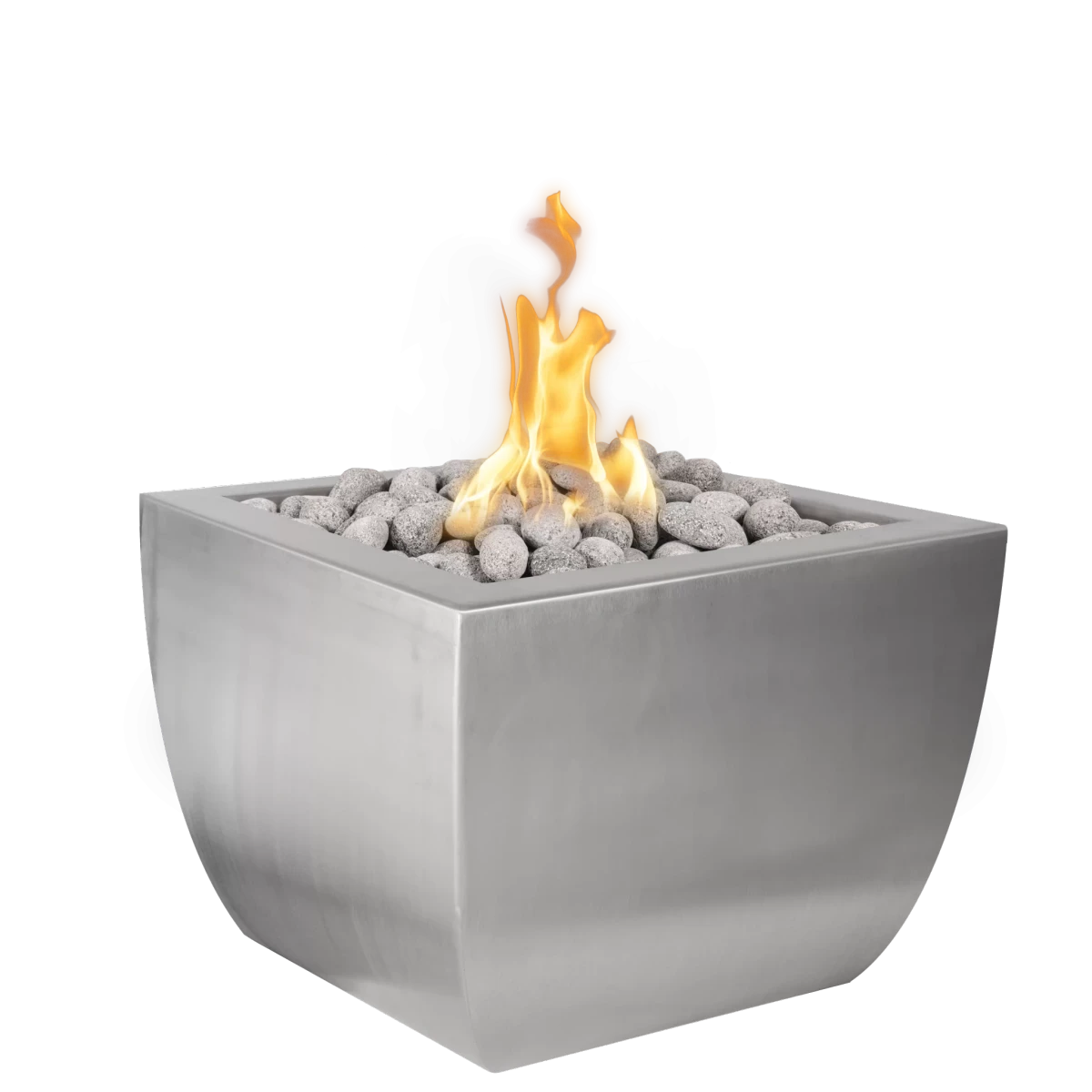 The Outdoor Plus Avalon Tall 30" Fire Pit, Metal Collection - OPT-AVTFPCPR3030