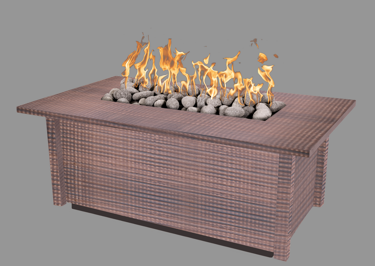 The Outdoor Plus Salinas 60" Fire Table, Metal Collection - OPT-SALCPR60