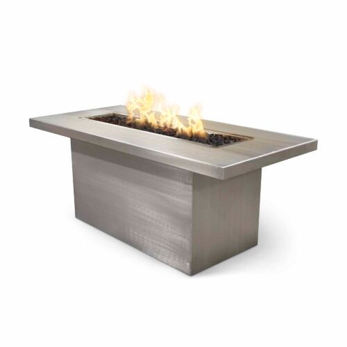 The Outdoor Plus Bella Linear 48" Fire Table, Metal Collection - OPT-BELLCPR4830