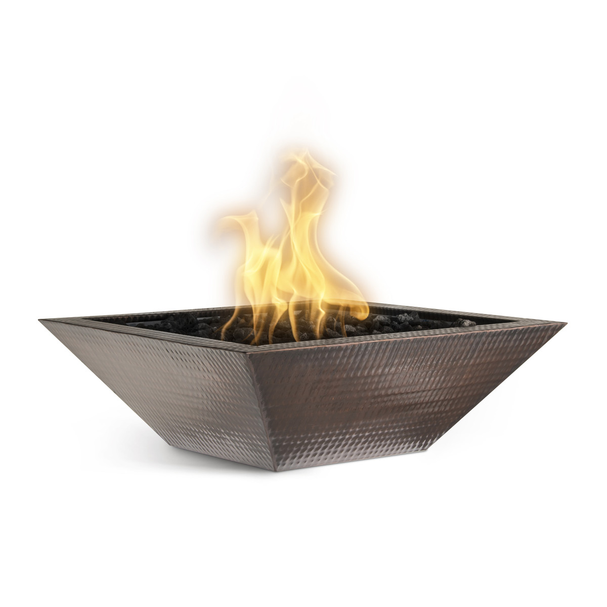 The Outdoor Plus Maya 36" Square Fire Bowl, Metal Collection - OPT-103-SQ36