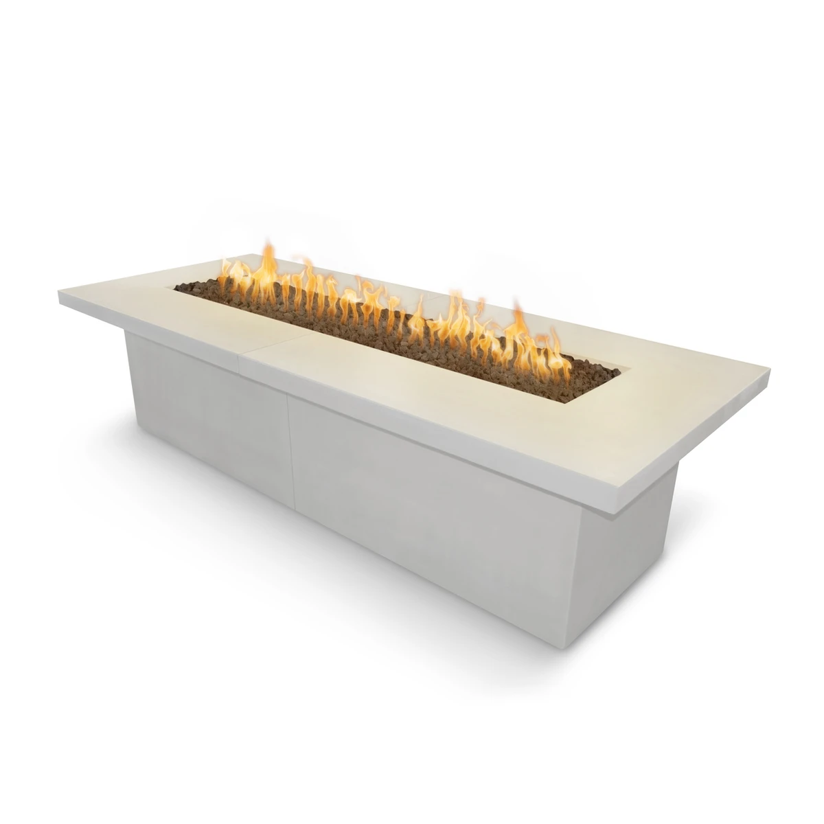 The Outdoor Plus Newport 120" Fire Table, GFRC Concrete - OPT-NPTT120