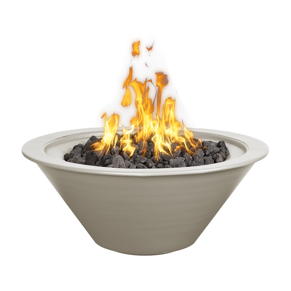 The Outdoor Plus Cazo 30" Round Fire Bowl, Powder Coated Metal - OPT-R30PCFO