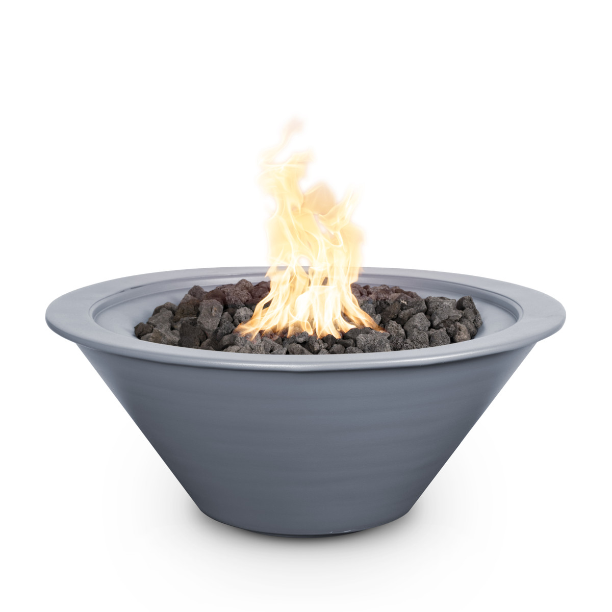 The Outdoor Plus Cazo 36" Round Fire Bowl, Powder Coated Metal - OPT-R36PCFO