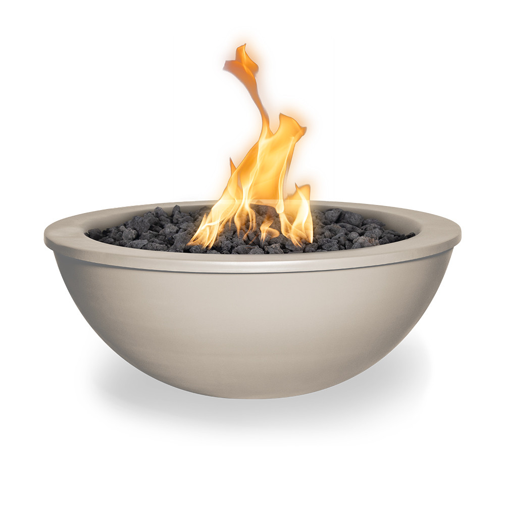 The Outdoor Plus Sedona 48" Round Fire Bowl, Powder Coated Metal - OPT-48RPCFO