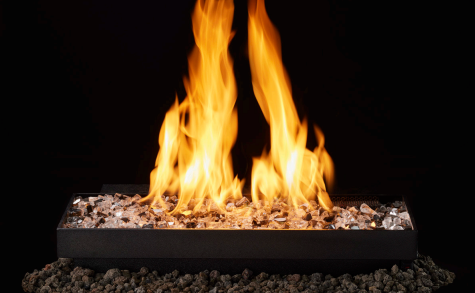 Majestic Contemporary 24" Vented Gas Burner, IPI Ignition with Remote - CNTMPIPI24-N