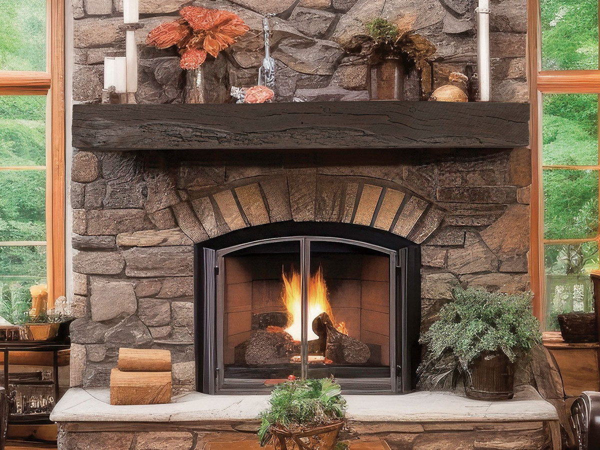 Lexington Hearth Rickhouse Series Rustic Non-Combustible Mantel - Mod Living Spaces