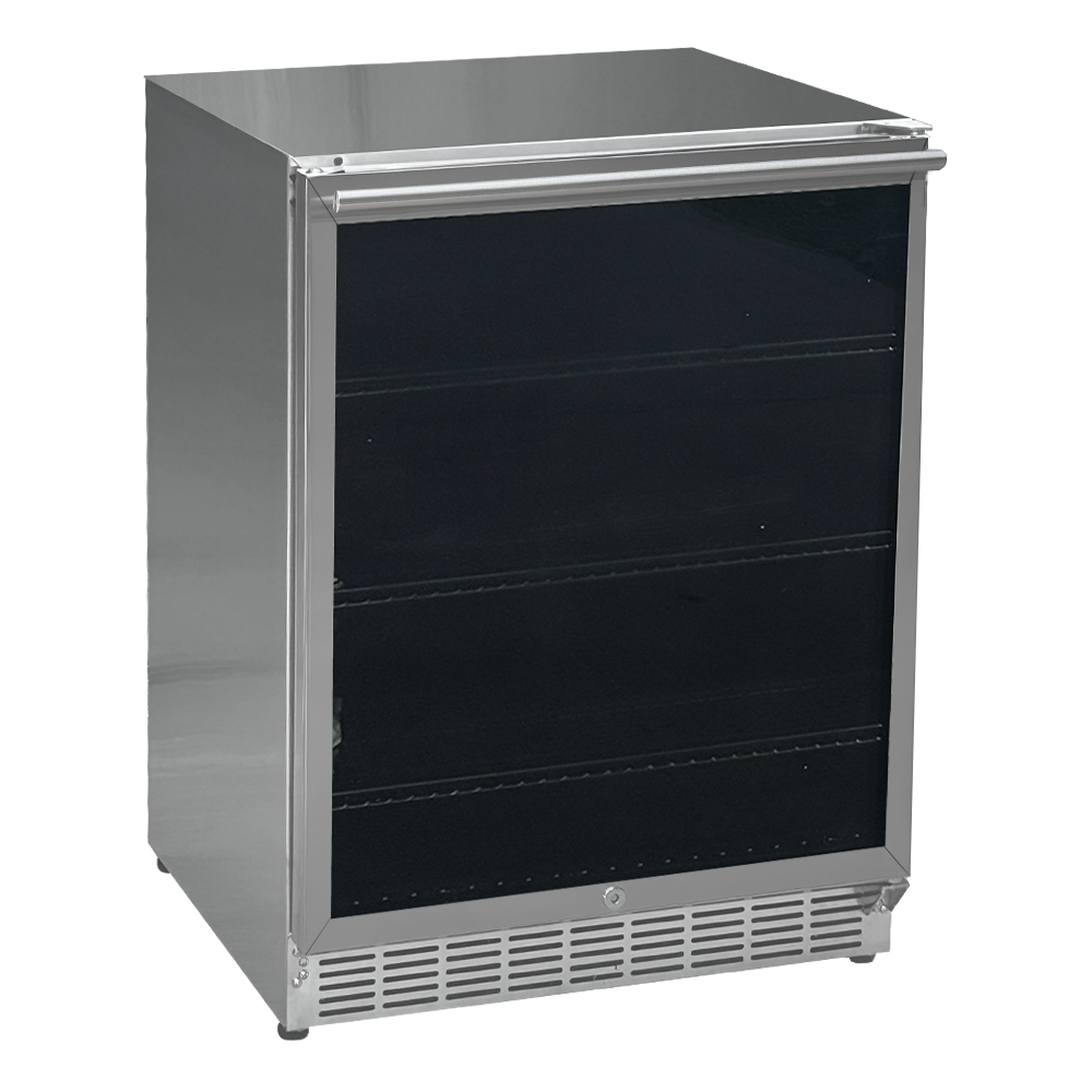RCS Outdoor Refrigerator with Glass Door - REFR2B