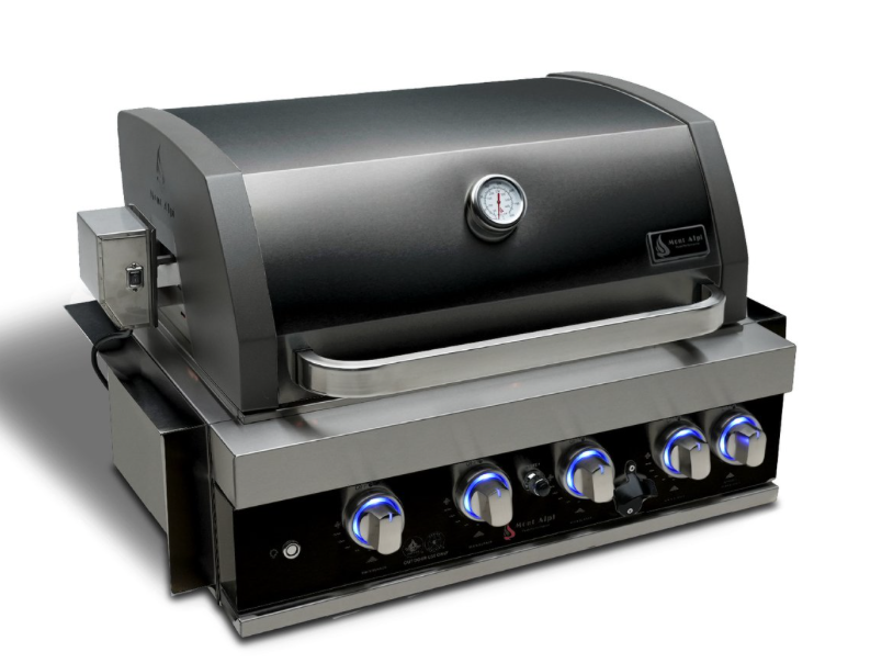 Mont Alpi 32" Black Stainless Steel Built-in Grill - MABi400-BSS