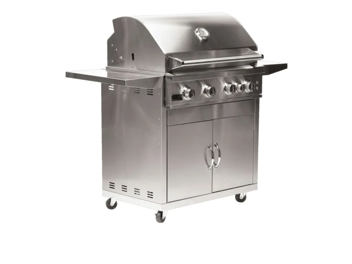 Broilmaster B-Series Marine Grade 32" 4-Burner Freestanding Cart Grill - BSB324MGNFS
