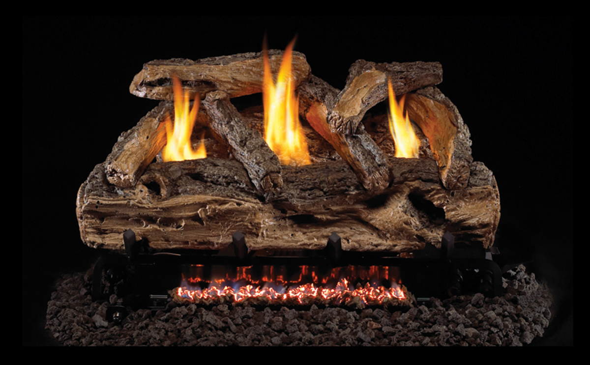 Real Fyre Split Oak 24" G9E Series Vent-Free Gas Log Set