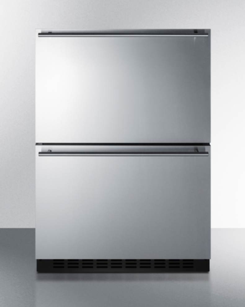 Summit 24" Wide 2-Drawer All-Refrigerator - ADRD241