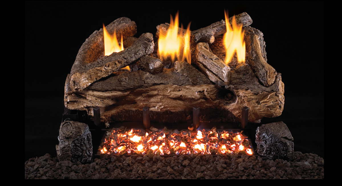 Real Fyre Evening Fyre Split 16/18" G18 Series Vent-Free Gas Log Set