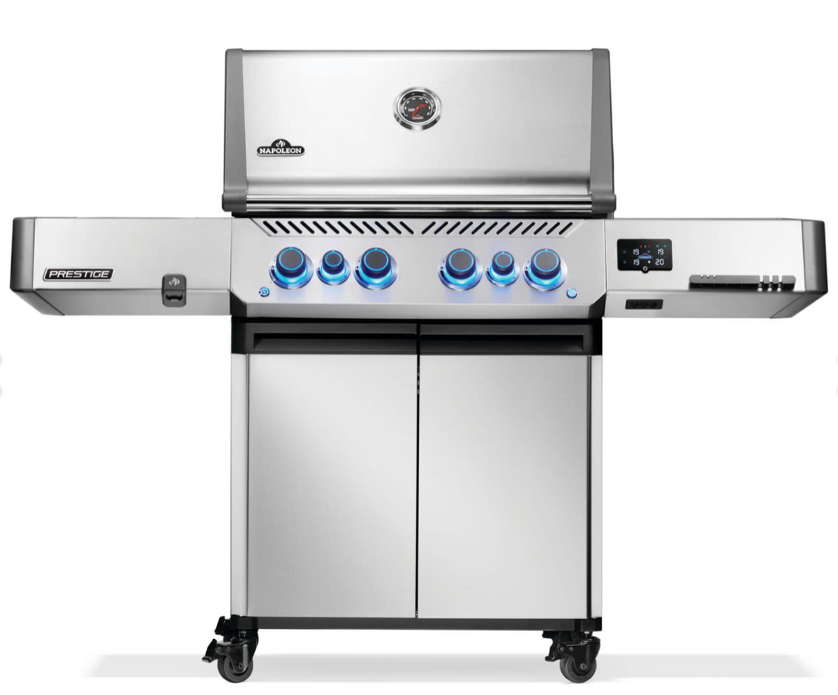 Napoleon Prestige 500 Connected RSIB Freestanding Grill with Infrared Side and Rear Burner - P500VXRSIBNSS