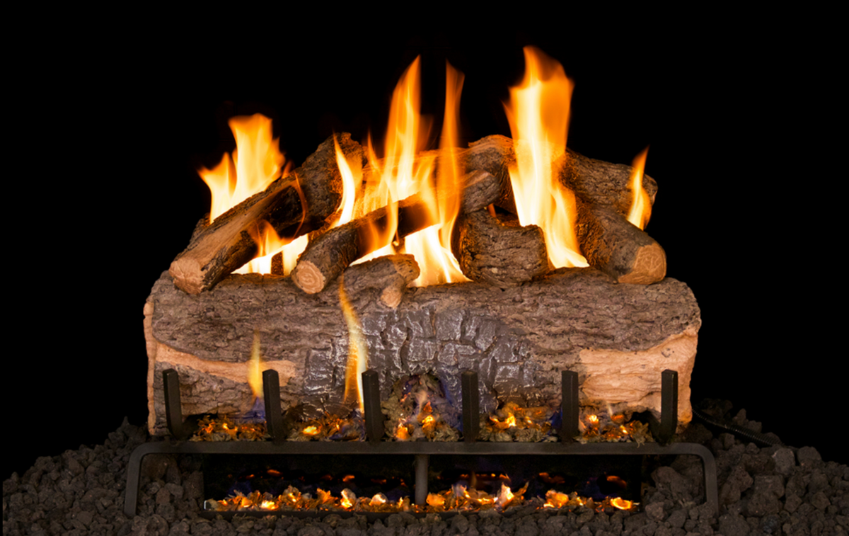 Real Fyre Mountain Crest Oak 33" G31 Series Vented Gas Log Set  - MCO-33