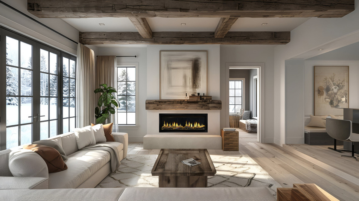 Simplifire Allusion Edge 60" Linear Electric Fireplace - SF-ALLE60