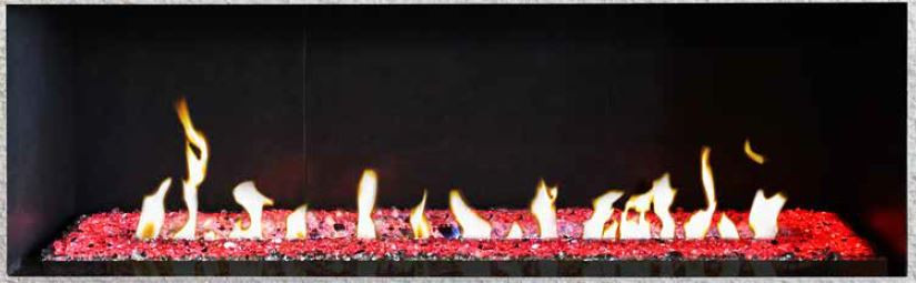 Grand Canyon Bedrock II Ventless Linear Drop-In Burner with Electronic Control - VFLDB