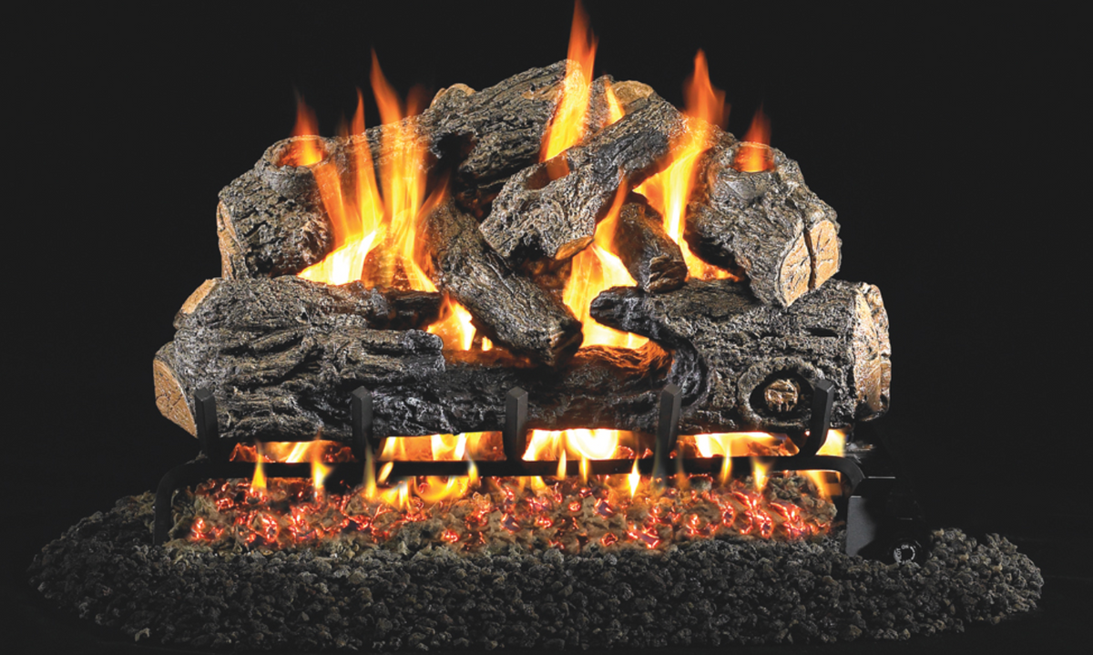 Real Fyre Charred Northern 24" G45 Series Standard Vented Gas Log Set - CHN-24-G45