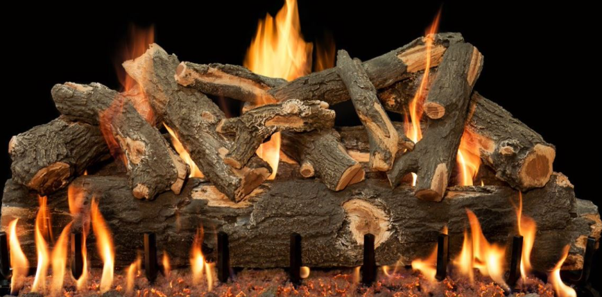 Grand Canyon 2-Burner Series 48" Arizona Weathered Oak Vented Gas Log Set - AWO48LOGS