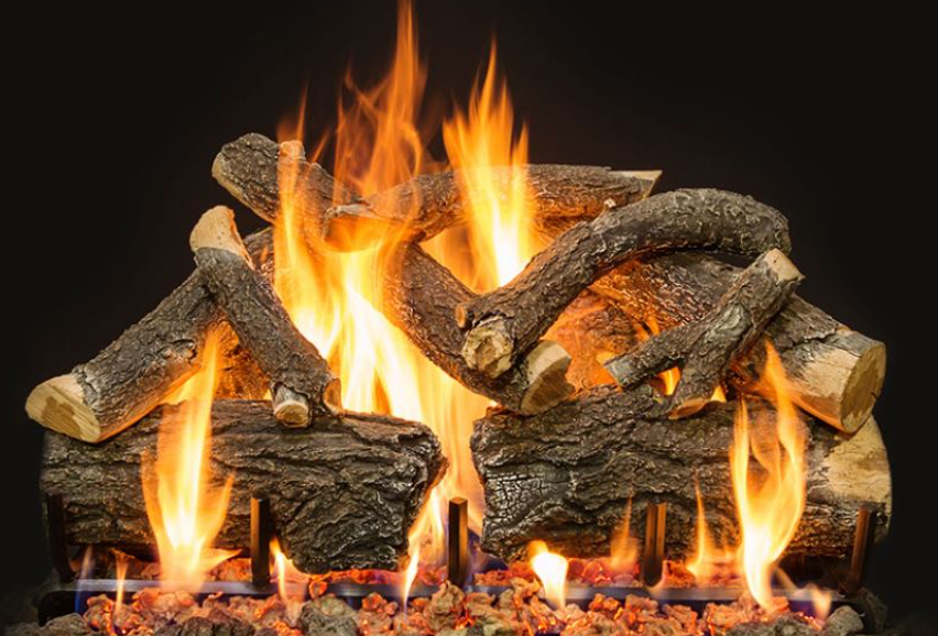Grand Canyon 2-Burner Series 30" Arizona Weathered Oak Charred Vented Gas Log Set