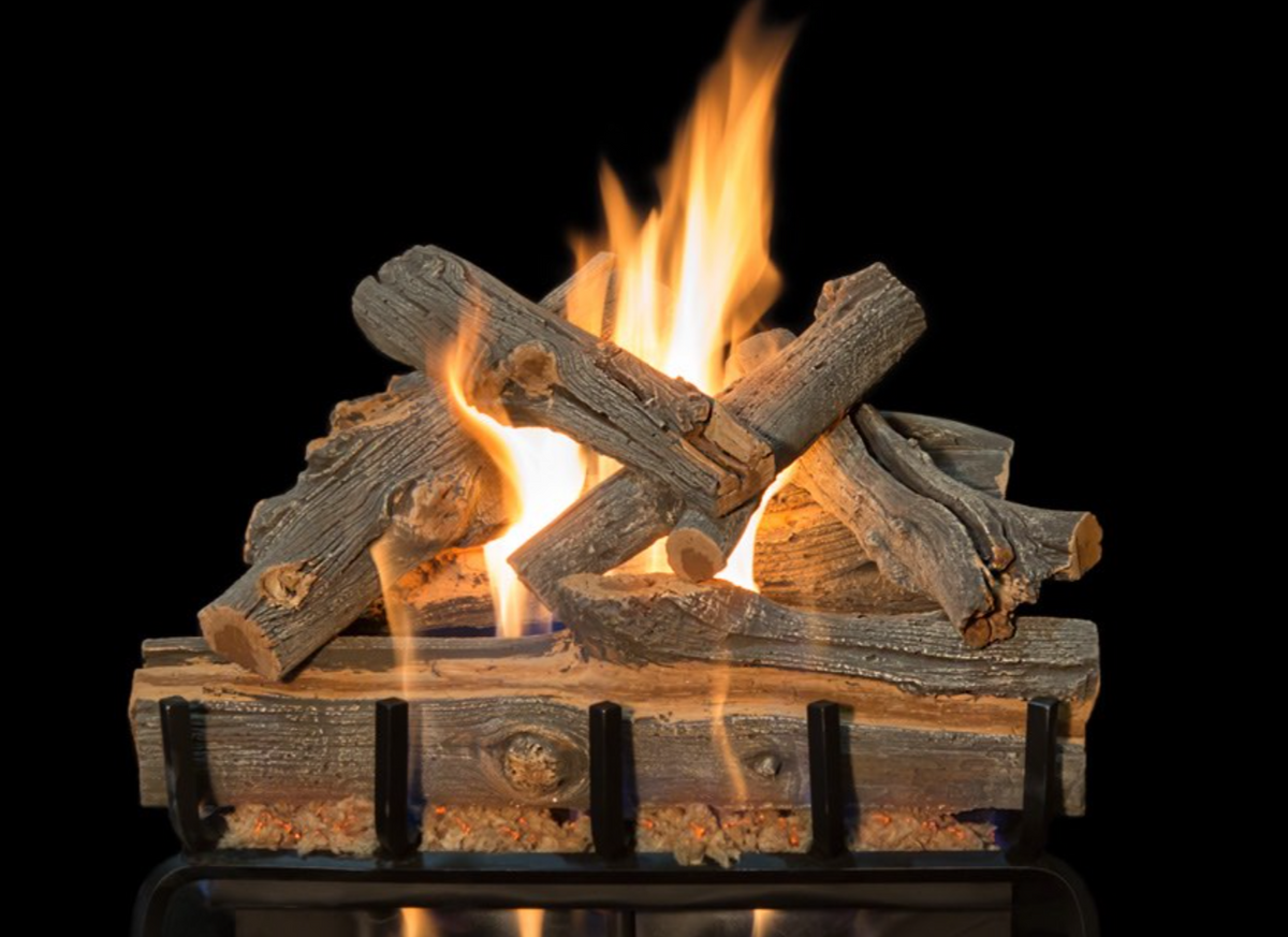 Grand Canyon 3-Burner Series 21" Arizona Juniper Vented Gas Log Set - AJ21LOGS-3